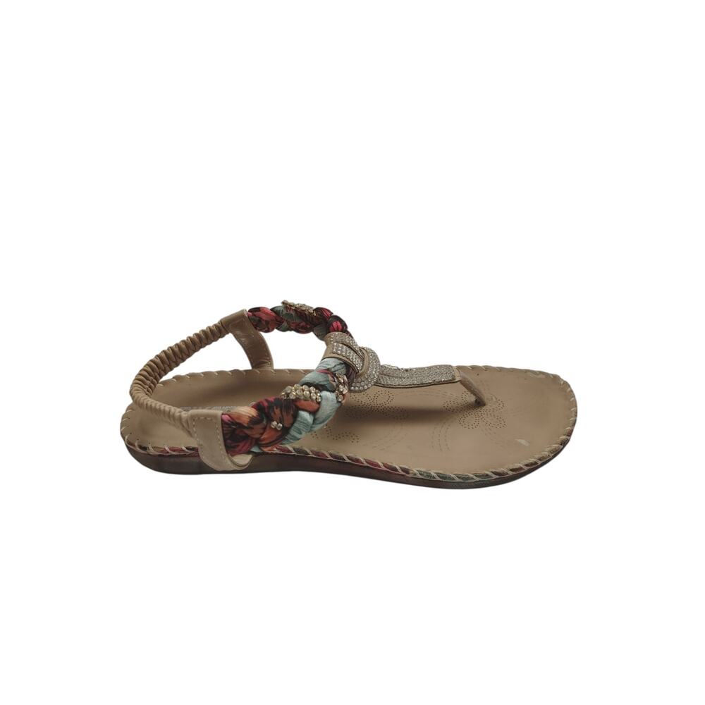 Siketu Embellished Boho Thong Sandals 42/10 Festival